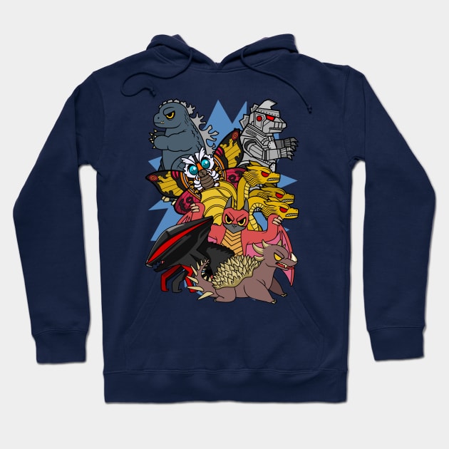 MONSTERZILLA MASH Hoodie by wss3